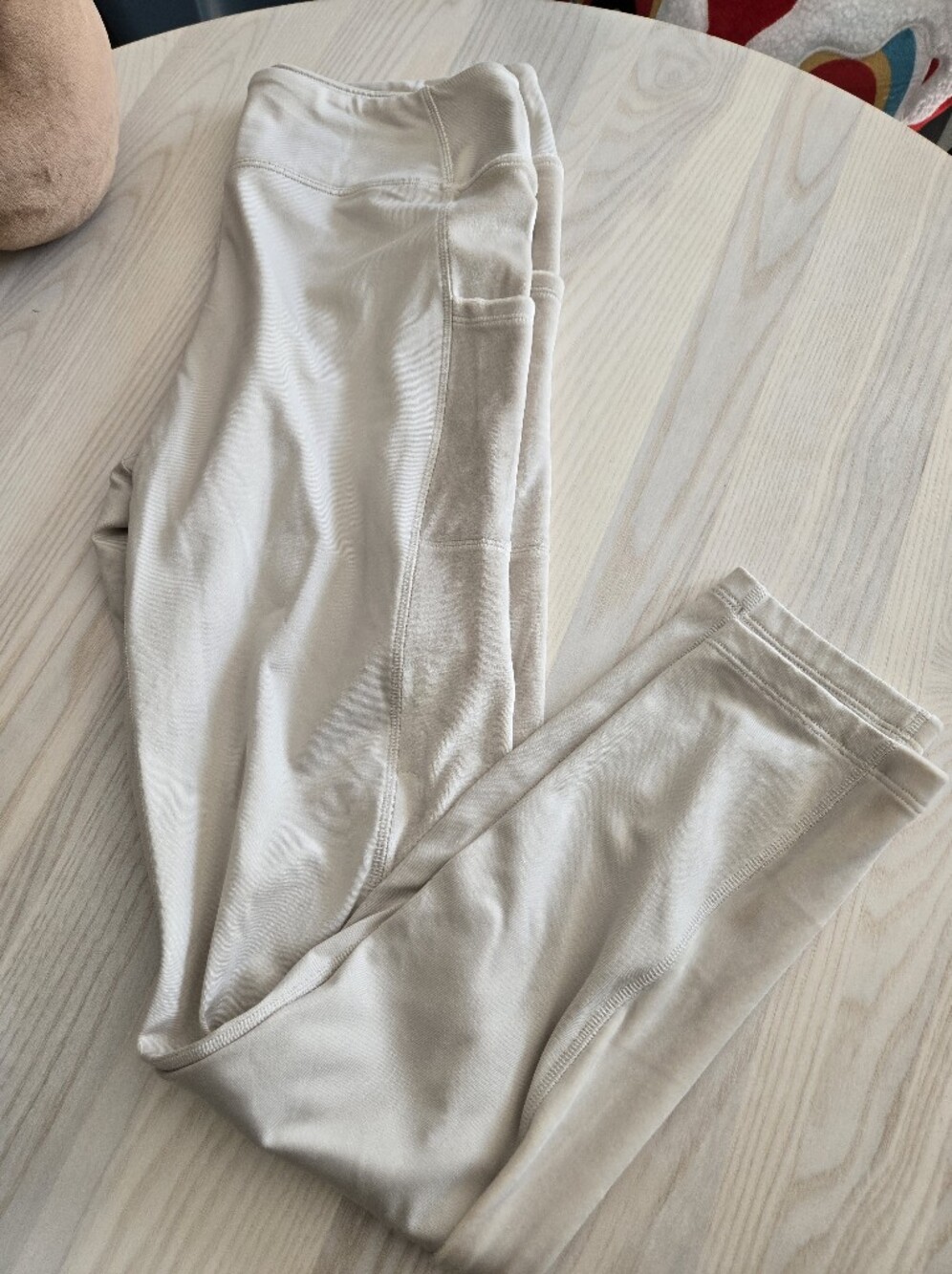 PINK Victoria's Secret Soft Fleece Legging Cream